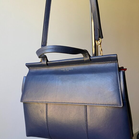 Tory Burch Block T Satchel - New With Tags - Picture 4 of 7